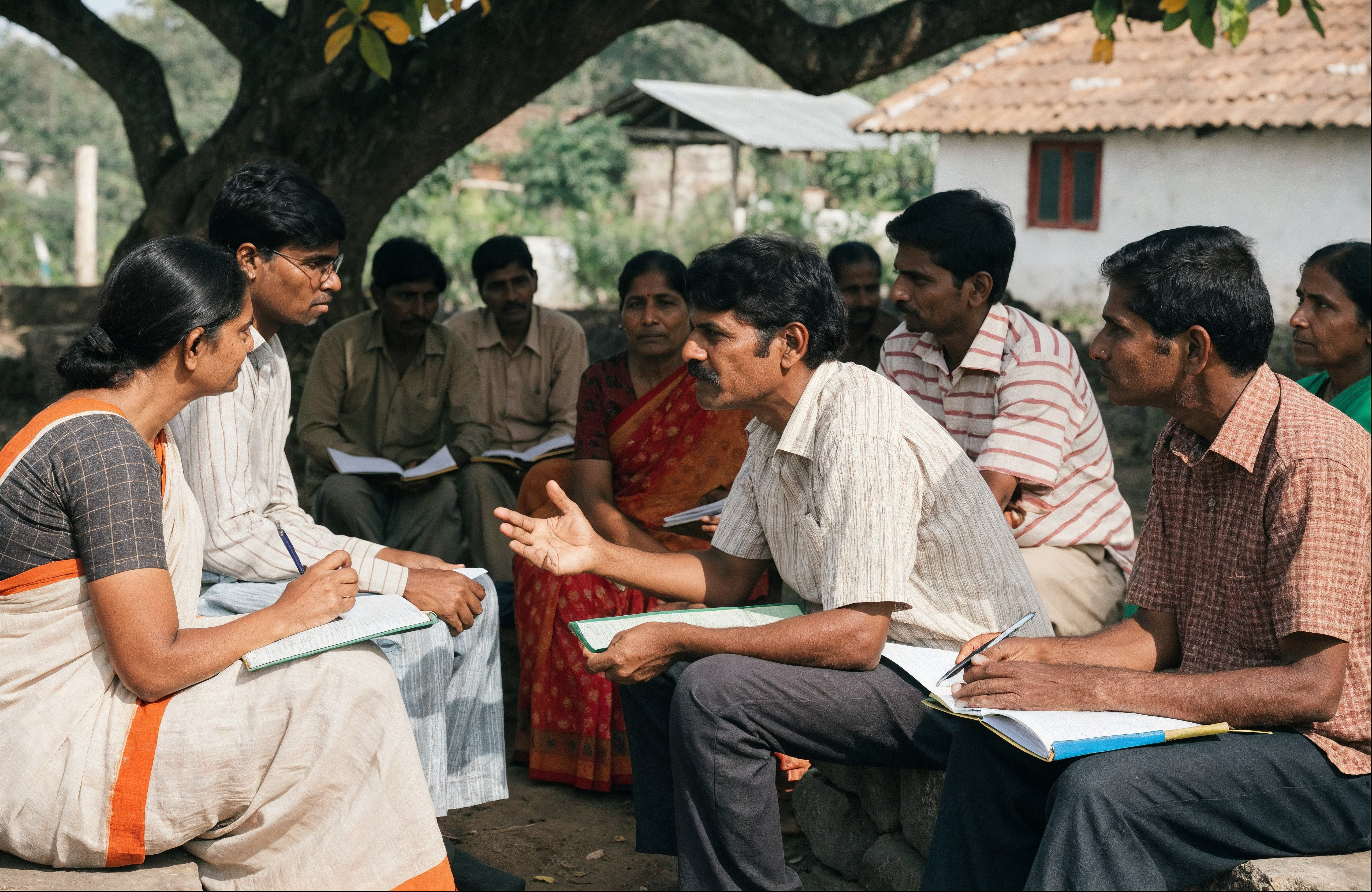 Community Development India — PASALA Foundation Indian village community meeting for local development — PASALA Foundation
