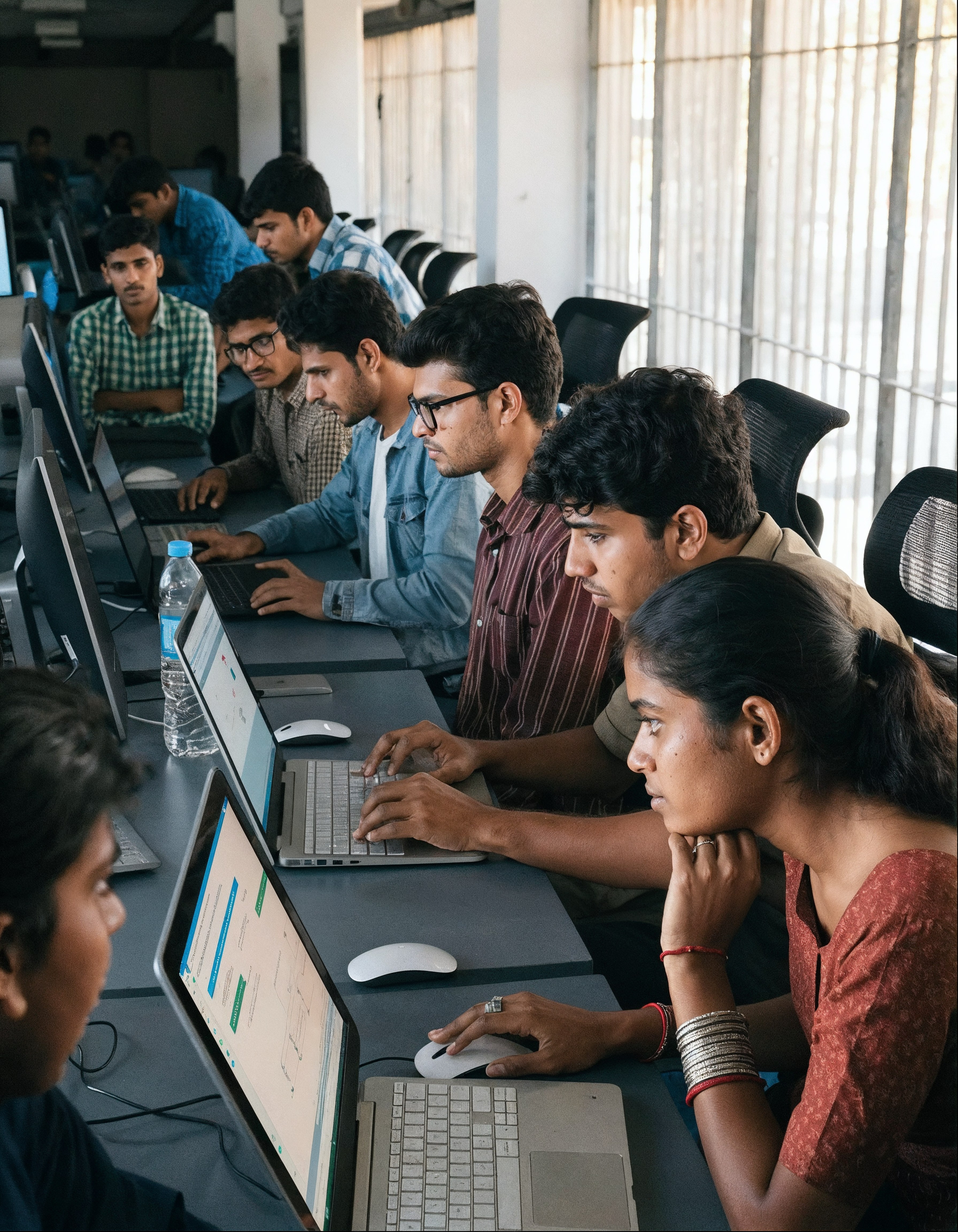 Youth Development India — PASALA Foundation Indian students learning coding in modern computer lab — PASALA Foundation